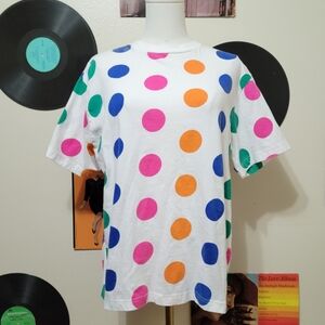 Contrasts | Vintage White + Multicolor T-Shirt